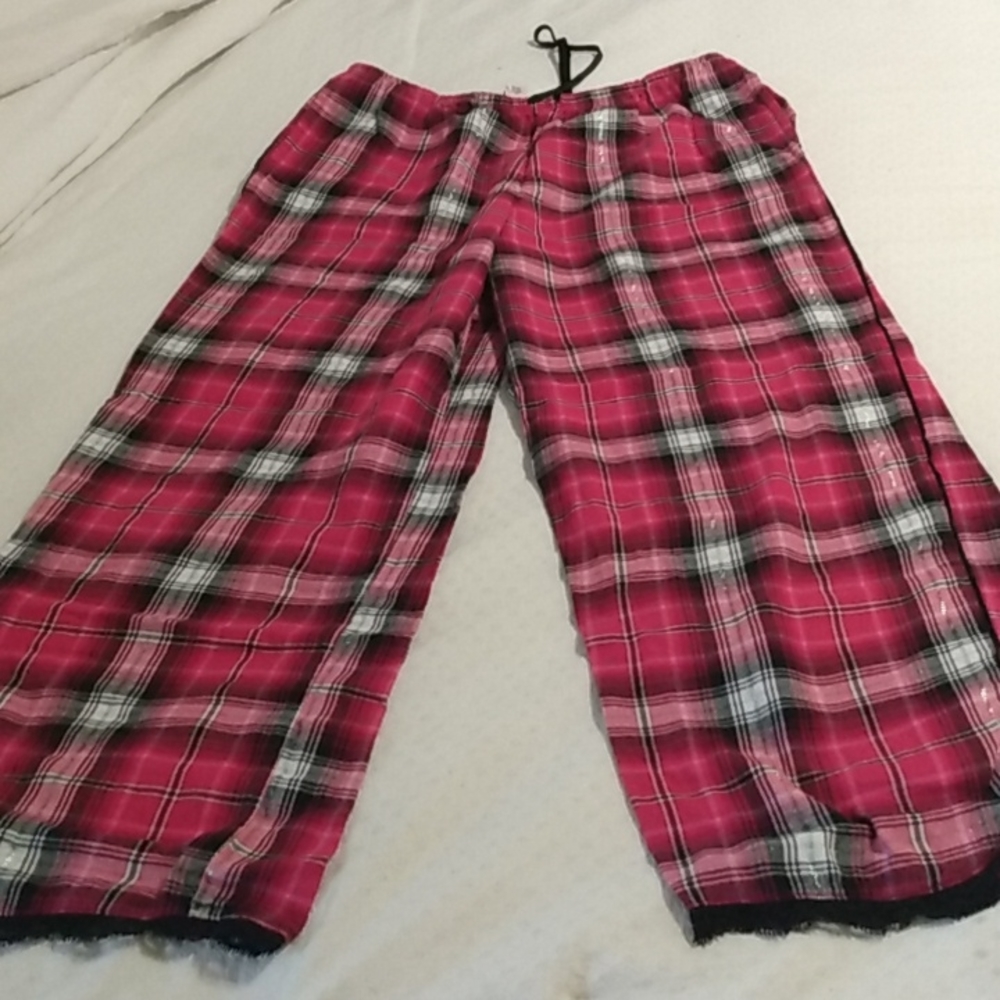 VS red plaid pajama pants - Picture 1 of 6